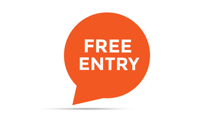 Free entry web banner templates. Vector Illustration 