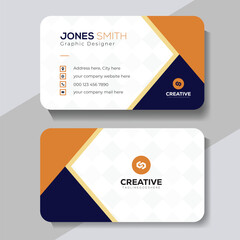 Professional corporate business card design 