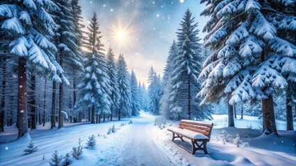 A peaceful snowy vista beckons lovers of adventure, offering endless possibilities for exploration and creativity. Ideal backdrop for inspiration and winter dreams to unfold.