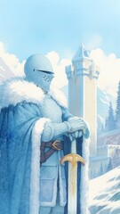 Frost Thorn Knight clad in icy armor © Wawa 29635