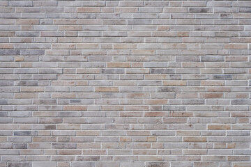 Background from a wall made of light brown clinker bricks
