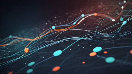 Light Abstract weavy lines.  background seamless weavy pattern.  AI generated image.