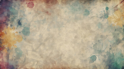 Retro background with grunge texture. AI generated image, ai.