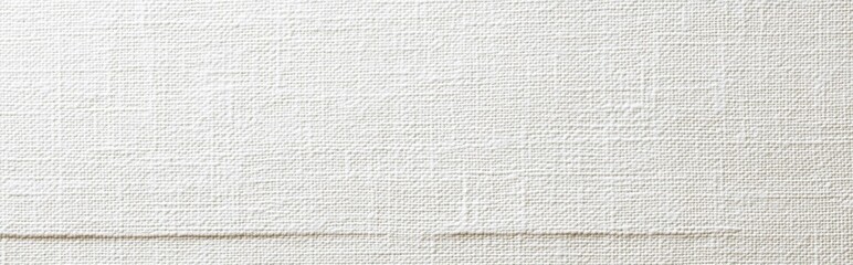 Fototapeta premium White blank canvas paper texture background with seamless pattern for design, printing, and wallpaper, with copy space. 