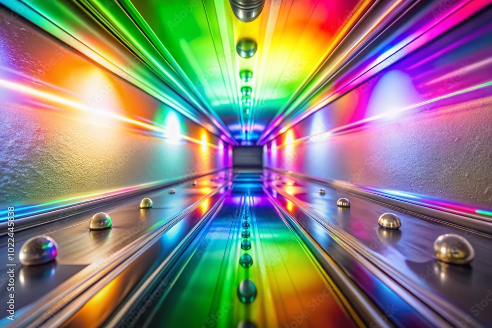 Poster neon gradient abstract background for presentations - vibrant blurred colors in rule of thirds