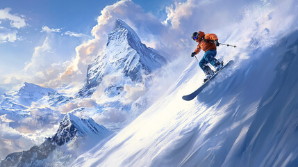 Snowboard style.