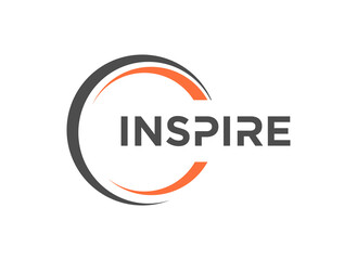 A modern logo featuring the word "INSPIRE" with dynamic circular elements.