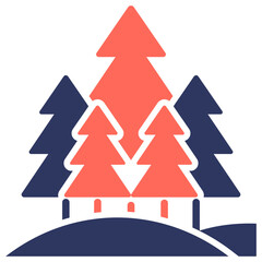 Fototapeta premium Forest Icon
