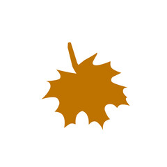 brown leaf vector design