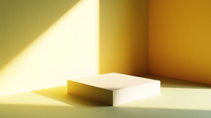 Obraz premium Minimalistic Studio with Soft Lighting and Neutral Tones
