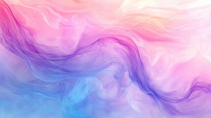 Colorful Abstract Swirls in Soft Pastel Hues