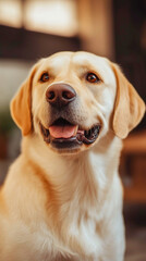 A cute dog close-up shot generated by AI