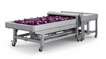 Automated Potato Slicing Machines Precisely Processing Uniform Vegetable Pieces for Commercial Food Production
