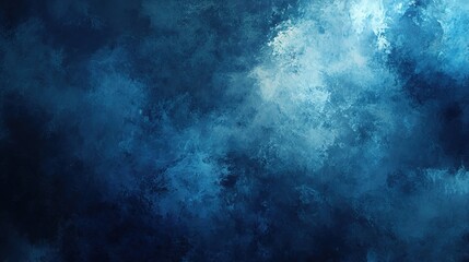 Fototapeta premium Abstract Blue Texture with Soft Brush Strokes
