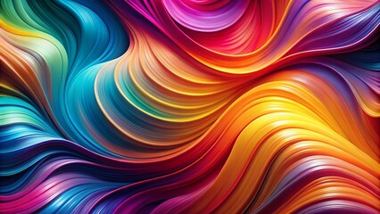 Vibrant Colorful Fluid Background for Eye-Catching Wallpaper and Design Projects