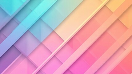 Fototapeta premium Abstract Colorful Geometric Layers Background