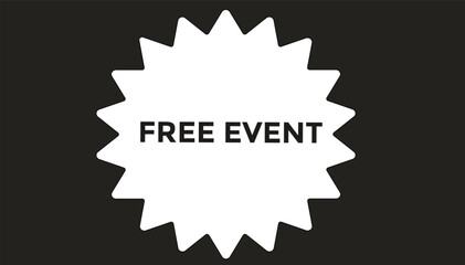 Free event web banner templates. Vector Illustration 