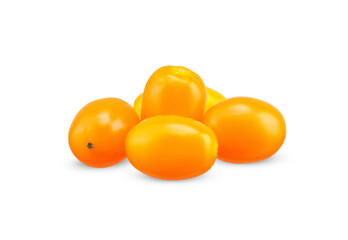  tomato vegetable isolated on white background.