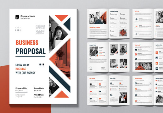 Business Proposal Template Layout