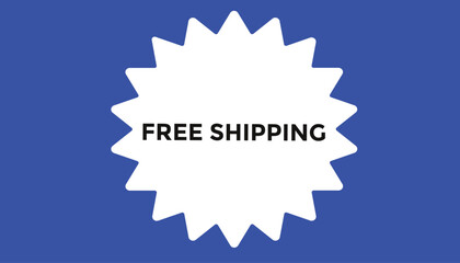 Free shipping web banner templates. Vector Illustration 