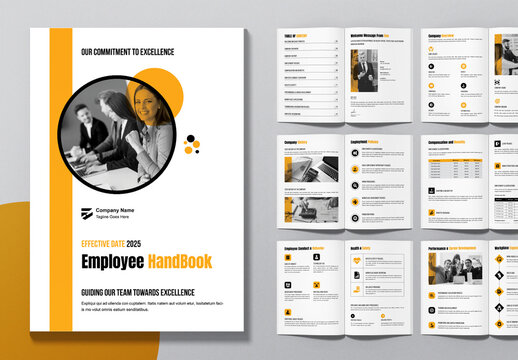 HR Employee Handbook Layout