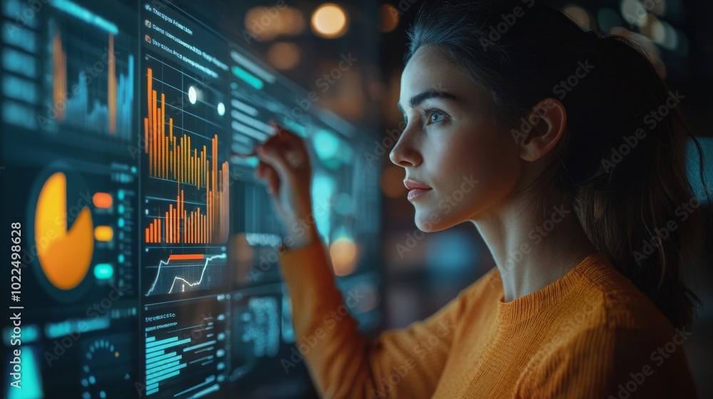 Poster ai powered data visualization tools providing actionable business insights