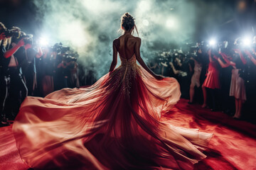 Superstar on the red carpet