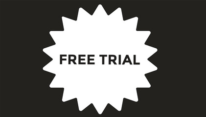 Free trial web banner templates. Vector Illustration