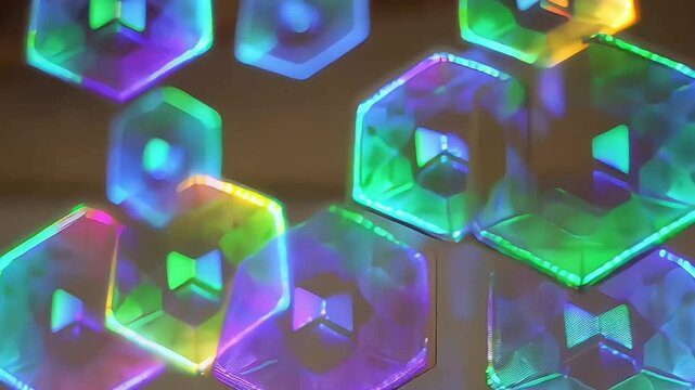 Pulsating Hexagonal Patterns