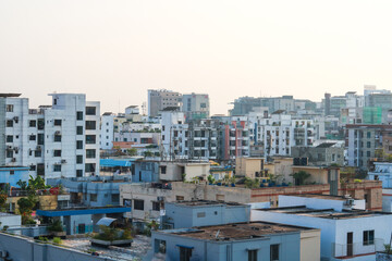 Cityscape view of Dhaka city, Bangladesh, Asia