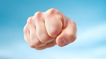Realistic Close-Up of a Clenched Fist