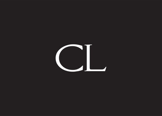 CL letter logo and initial logo design