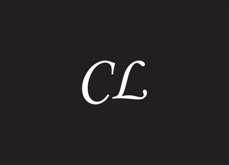 CL letter logo and initial logo design
