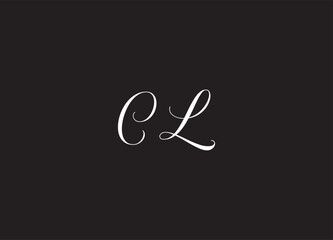 CL letter logo and initial logo design