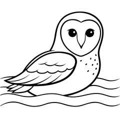 barn-owl-swimming