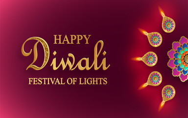 Happy Diwali vector illustration