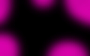 Dark gradient backdrop with bright light. Abstract pink neon blurred background.