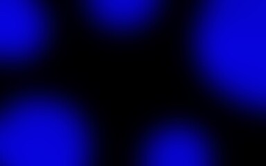 Dark gradient backdrop with bright light. Abstract blue blurred background.