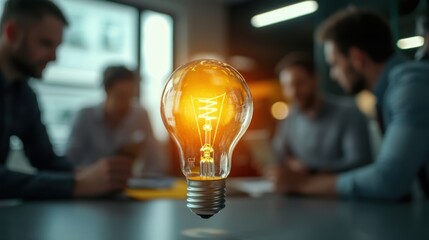 a corporate team assimilating innovative ideas during a collaborative brainstorming session