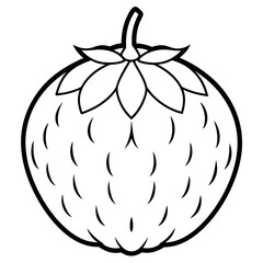 vector illustration of chempedak fruit