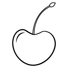 vector illustration of cherry fruit 