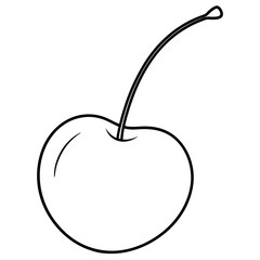 vector illustration of cherry-barbados fruit 