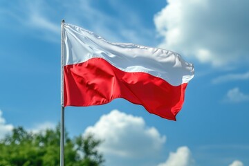 Joyful celebration: happy Poles marking Poland's independence day, honoring national pride, unity through festivities, deep sense of freedom, patriotic spirit that defines nation's history.