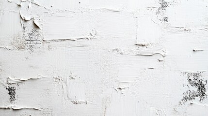 Obraz premium A textured white surface with varied brushstrokes and subtle imperfections.