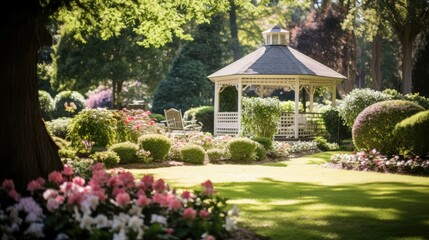 manicured crown house
