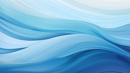 serene abstract blue waves background