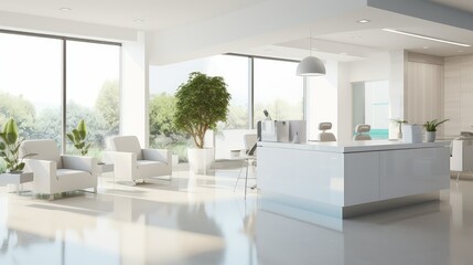 Fototapeta premium sleek dental office