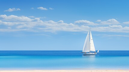 Obraz premium coast blue beach