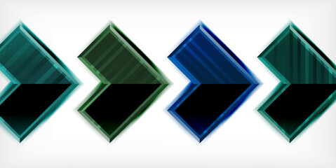 Arrow geometric abstract vector background. Vector Illustration For Wallpaper, Banner, Background, Card, Book Illustration, landing page