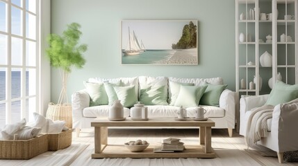 design gray green room